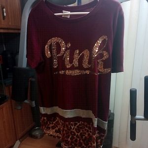 Pink bling tshirt